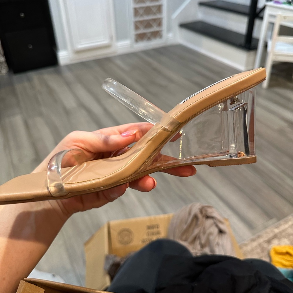 Steve Madden Clear Wedge